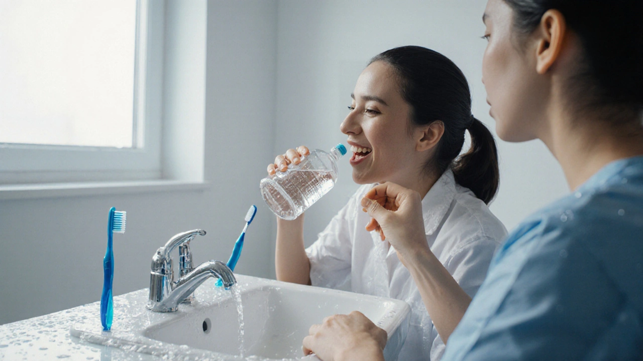 Jak dlouho mít v puse ústní vodu? Správný čas a jak to ovlivňuje zdraví zubů