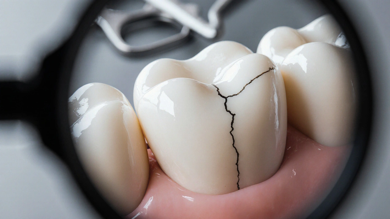 Prasklá zubní sklovina: příznaky, příčiny a jak se léčí