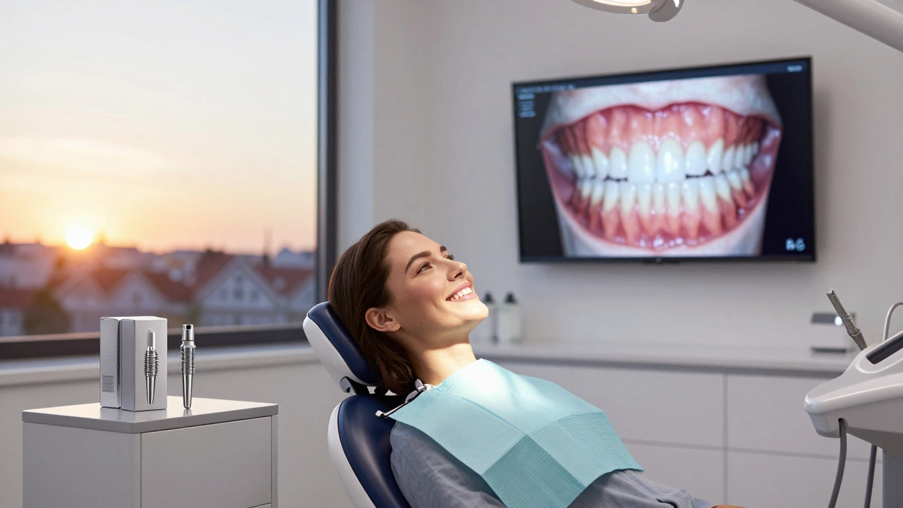 Moderní zubní implantát s celou čelistí v české klinice