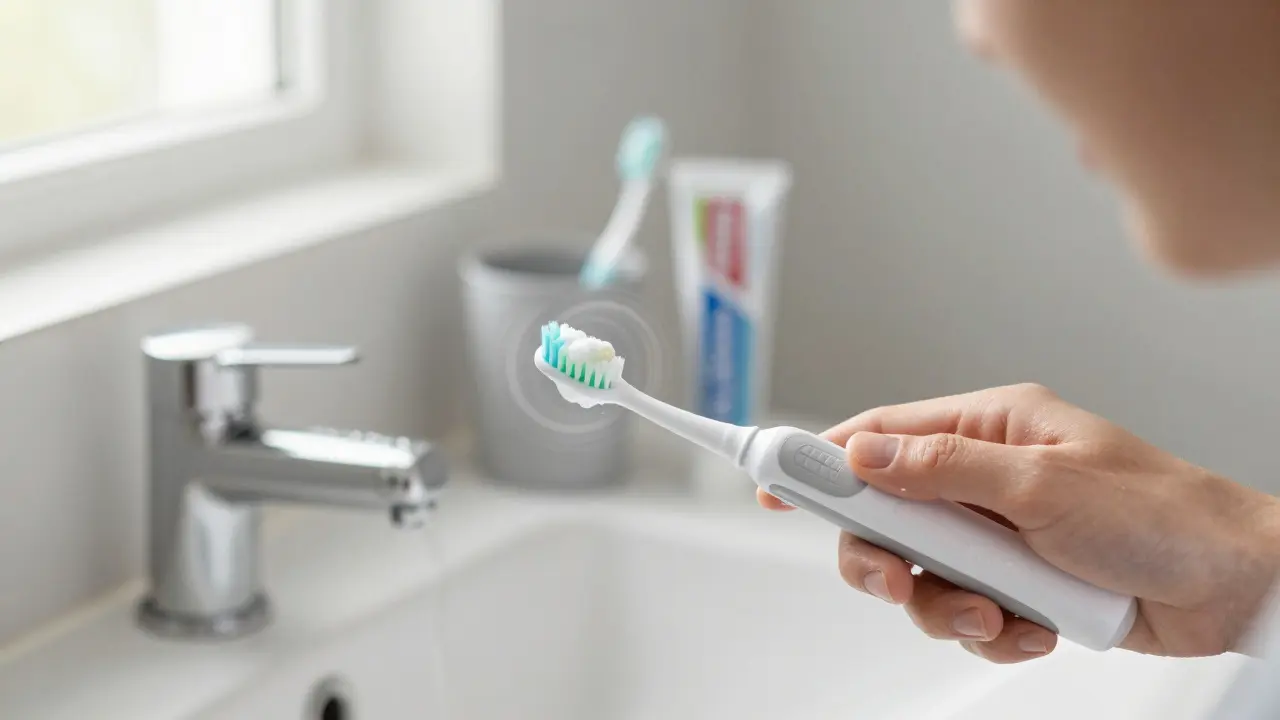 Jak odstranit kaz pomocí sonického kartáčku