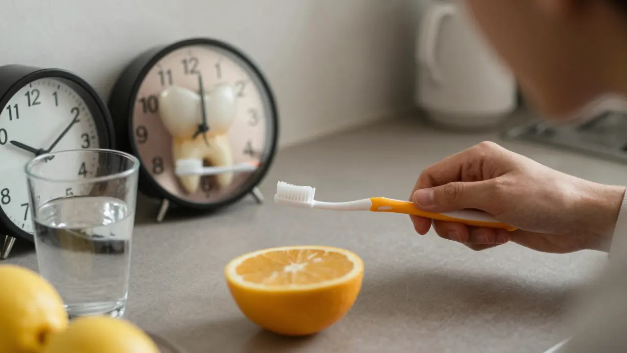 Jaké pravidlo platí pro čištění zubů po jídle? Správný čas a způsob čištění