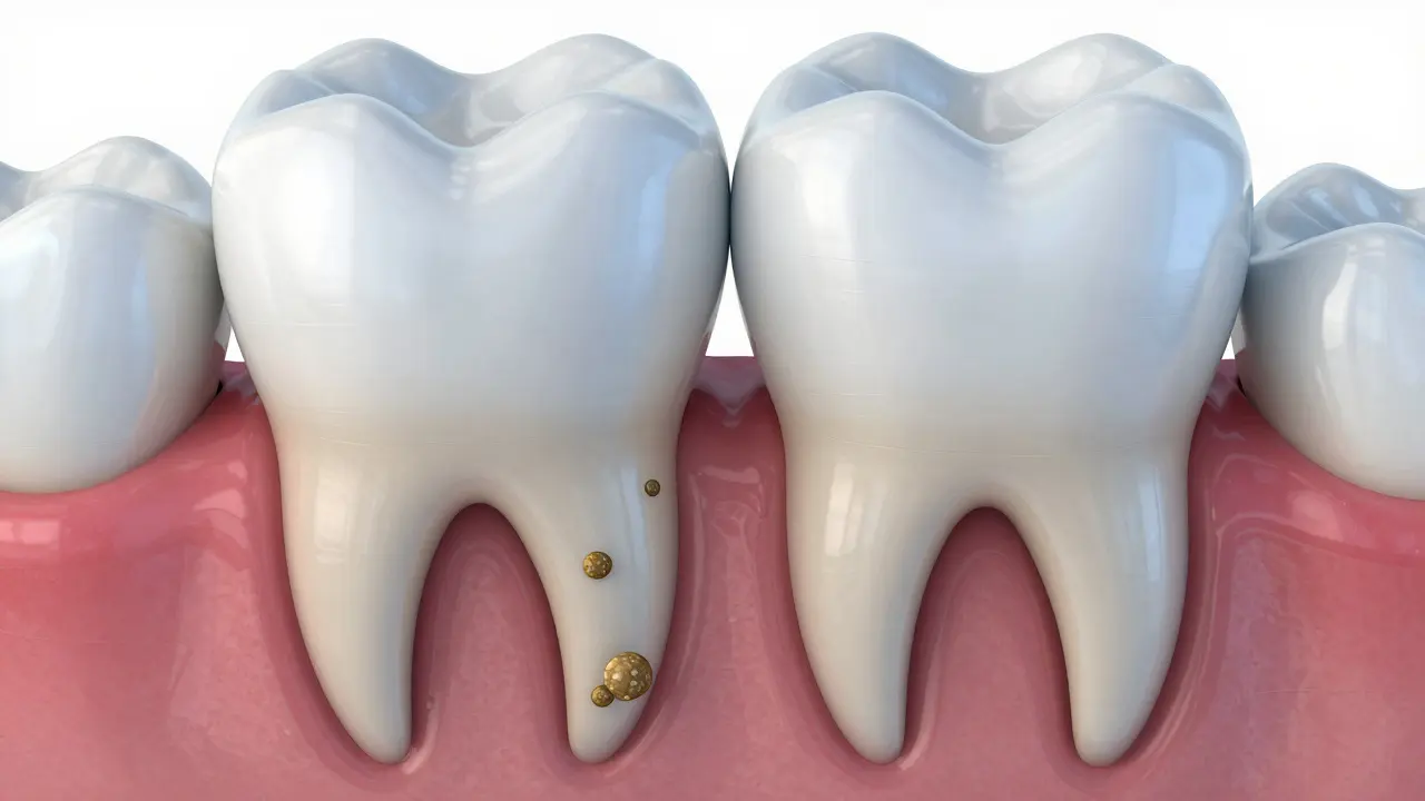 Zubní kámen pod dásní: Jak ho bezpečně odstranit a proč je to klíčové pro zdraví