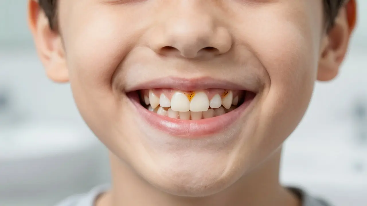 Zubní kámen u dětí: Příznaky, prevence a správné řešení