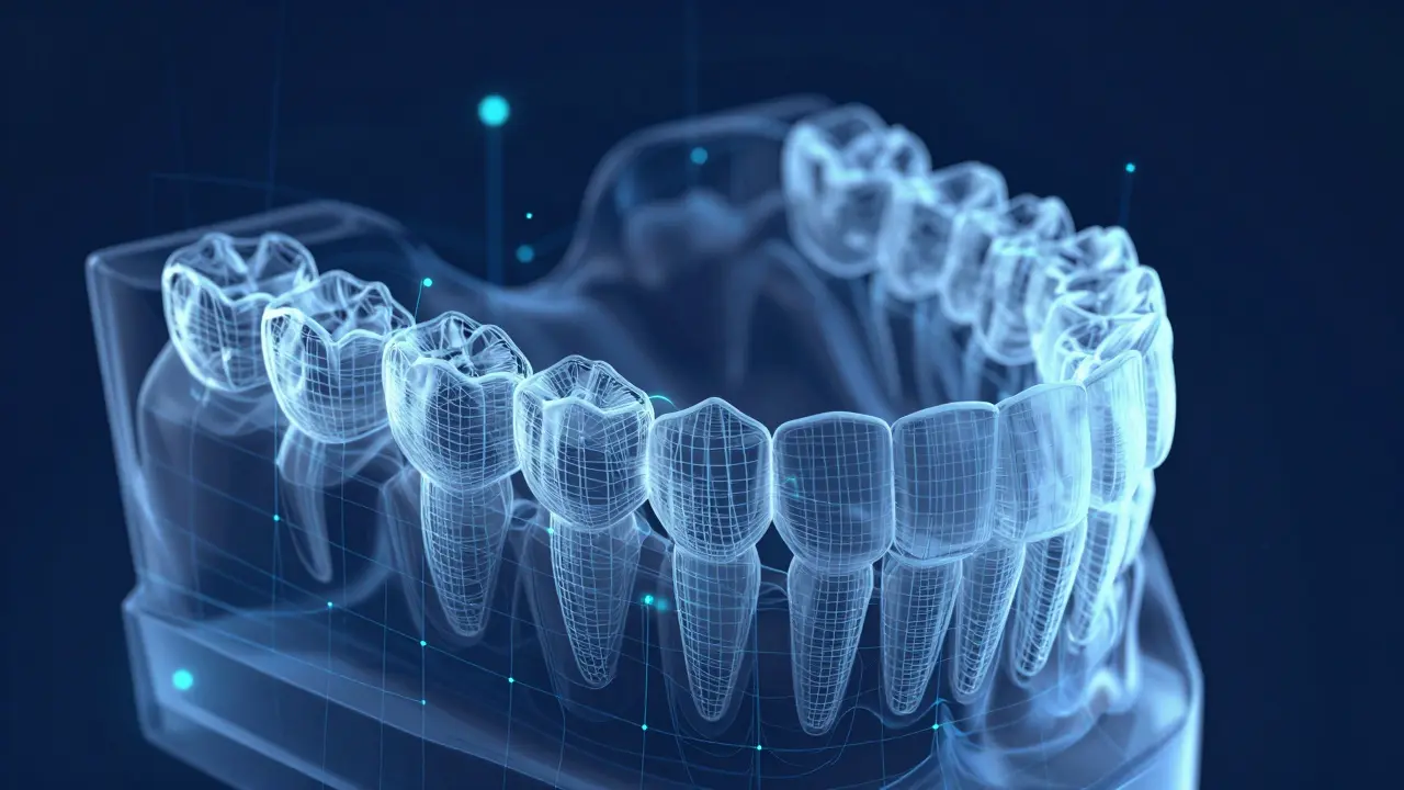 3D vizualizace pohybu zubů při léčbě rovnátky