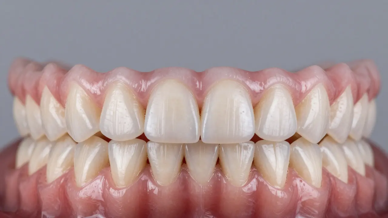 Detailní srovnání bělení zubů a aplikace keramických obložek