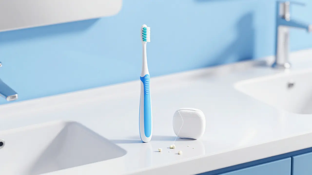 Nástroje pro ústní hygienu: mezery kartáčky a zubní nitka