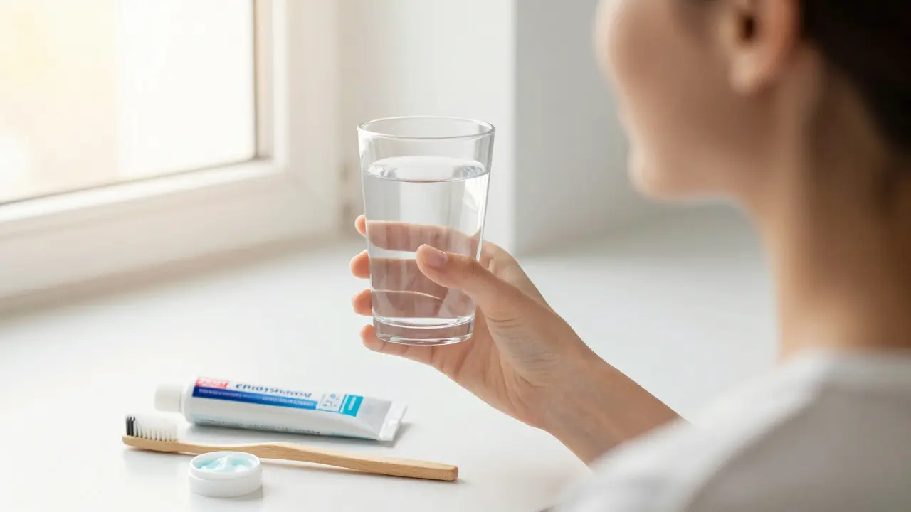 Produkt pro úlevu od citlivosti zubů a správné čištění
