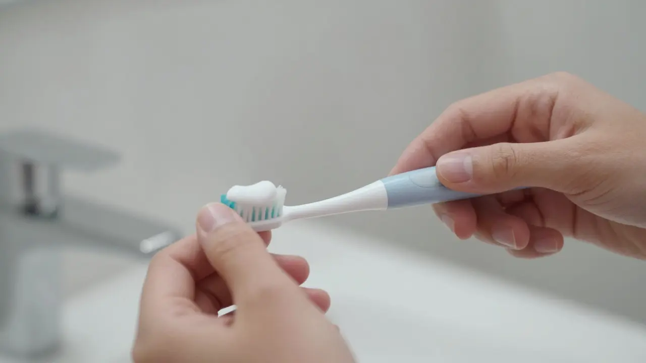 Ruční čištění zubů elektrickým kartáčkem správnou technikou
