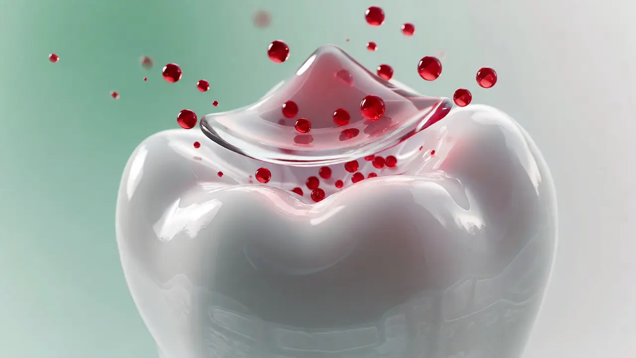 Fluoridový štít chránící sklovinu před kyselinami